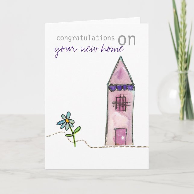 new home greeting card (Front)