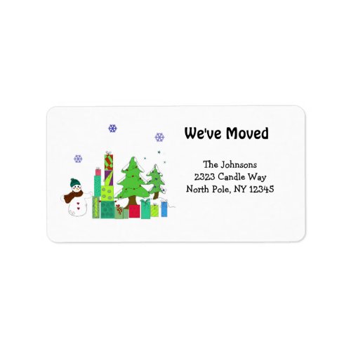 New Home Holidays Label