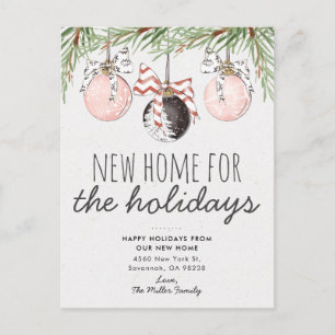 New Home Holidays Ornament Moving Announcement