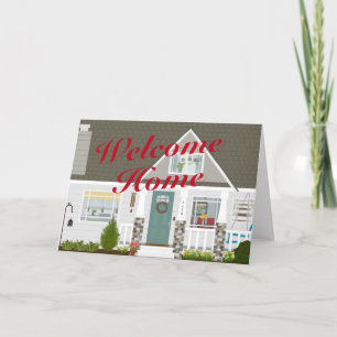 New Home House Warming Letterpress Thank You Card