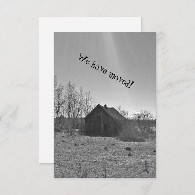 New Home Housewarming announcement Invitations (Front/Back)