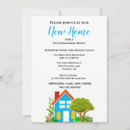 New Home Housewarming Casual Style Invitation