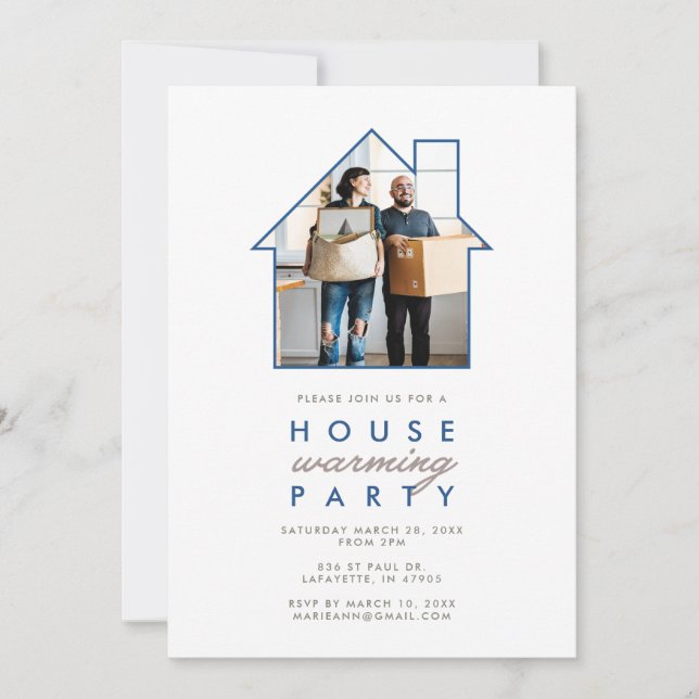 New Home Housewarming Party Invitation (Front)