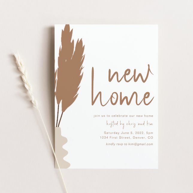 New Home Housewarming Party Invitation Template (Creator Uploaded)