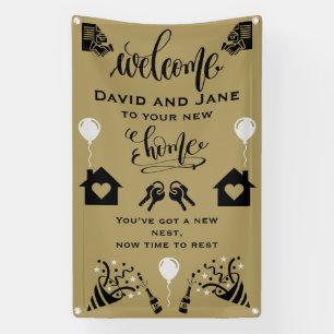 New Home Housewarming Welcome Banner
