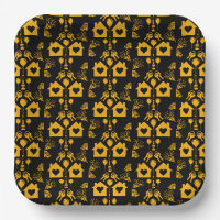 New Home Housewarming Yellow On Black