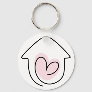 New Home Just Moved  Keychain