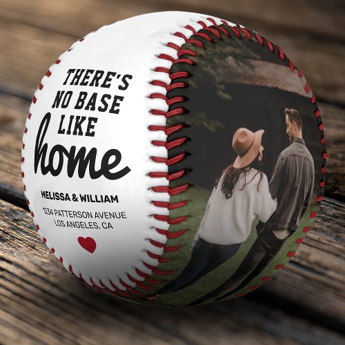 New Home Keepsake Photo Baseball