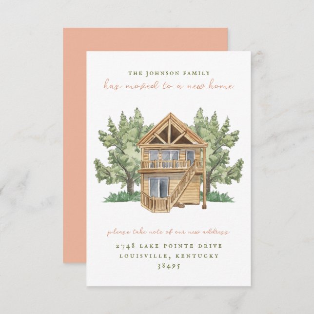 New Home Moving Announcement (Front/Back)