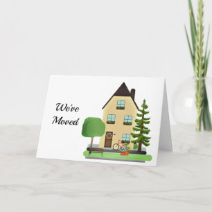 New Home / New Address Announcement Note Card