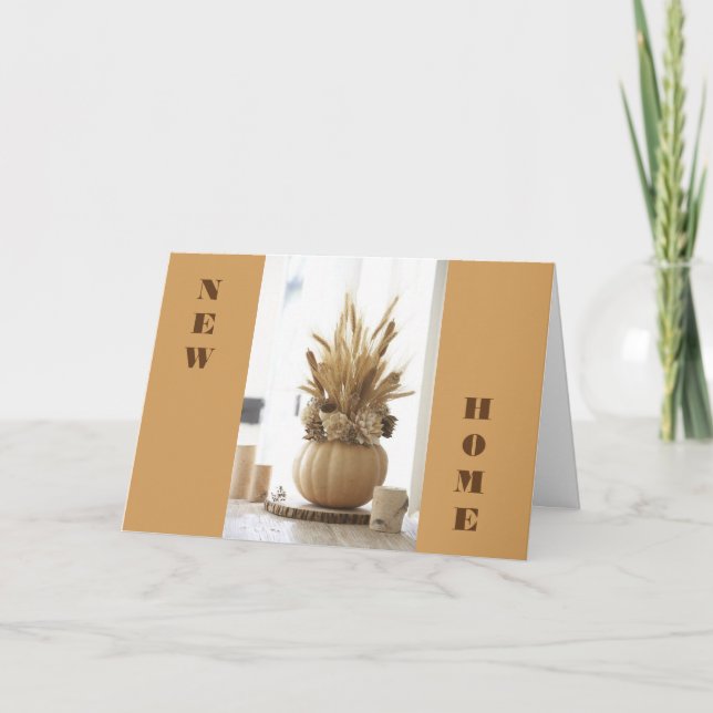 NEW HOME, NEW DREAMS, NEW FRIENDS-NEW HOME CARD (Front)