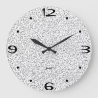 New Home Perfect Bathroom Wall Timepiece White