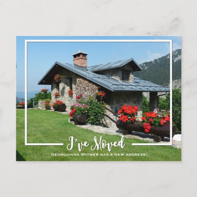 New Home Photo I've Moved Announcement (Front)