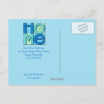 New Home Postcard | Zazzle