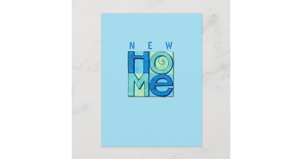 New Home Postcard Zazzle