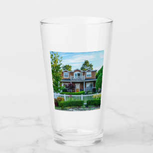 New Home Real Estate Client Gift w/ Company Logo Glass