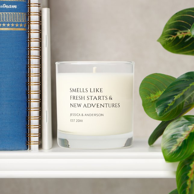New Home Realtor Closing Funny Housewarming Gift  Scented Candle (Shelf)