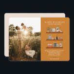 New Home  Shelves Rust Moving Announcement Photo<br><div class="desc">Announce your move with our chic photo card with a modern touch. Different modern color combinations to choose from. Personalize with your information and favorite picture.</div>