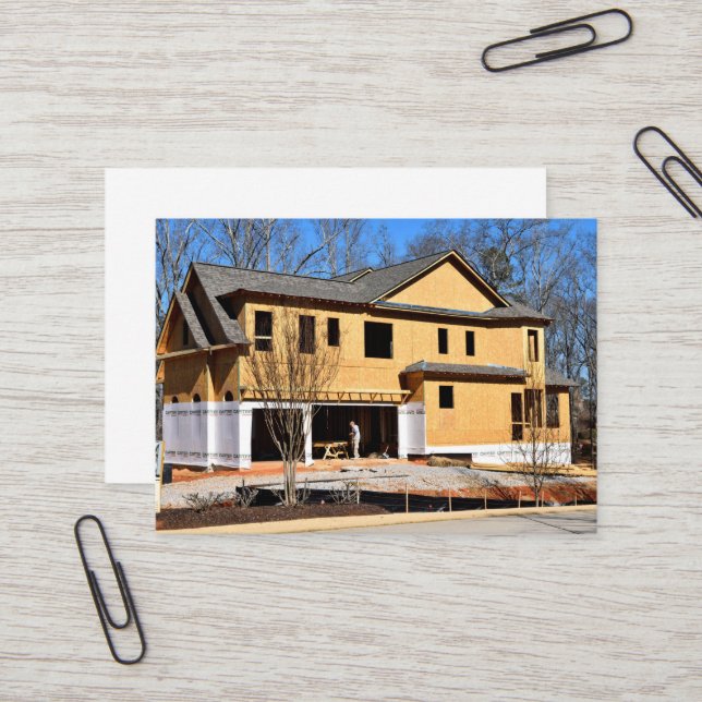 New Home Standard, 3.5" x 2.0" Business Card (Front/Back In Situ)