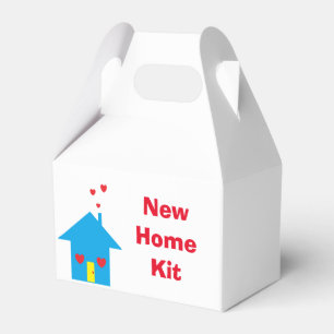 "New Home" Survival Kit Favor Boxes