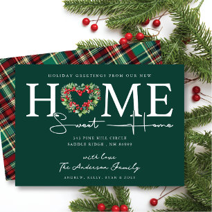 New Home Sweet Home Holiday Moving Announcement