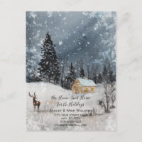 New Home Sweet Home Moving Address Postcard