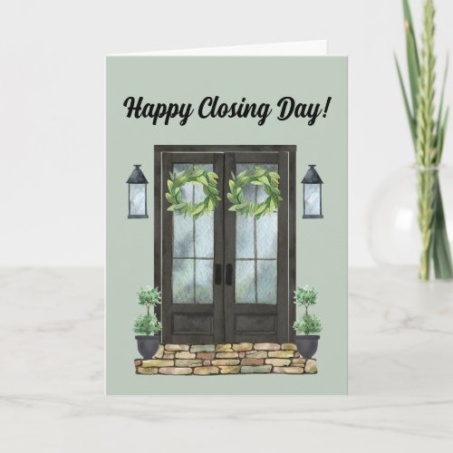 New Home Thank You Happy Closing Day  Card
