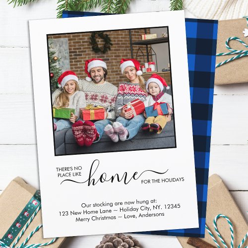 New Home Weve Moved Custom Photo Holiday Moving Announcement