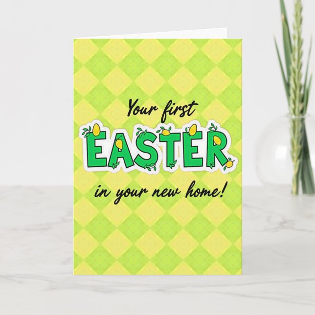 New Home Wishes Spring Card (Front)
