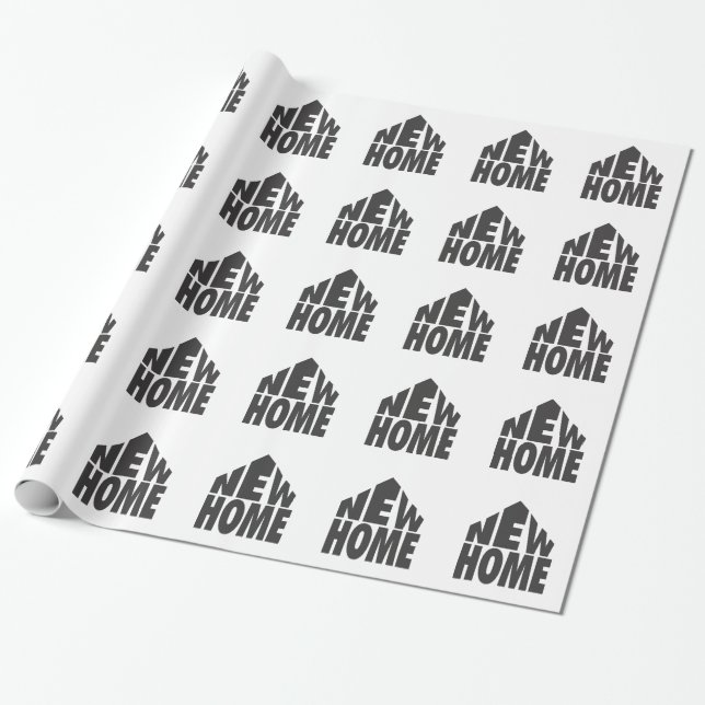 New Home Wrapping Paper (Unrolled)