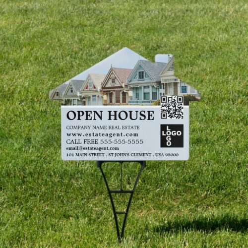 New Homes Realtor Estate Agent Open House Sign