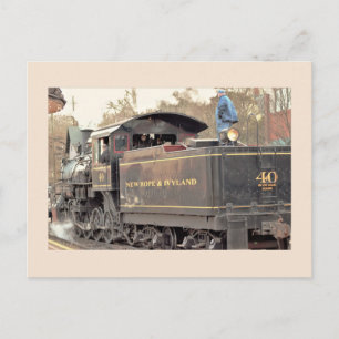 New Hope Ivyland Steam Train Postcard