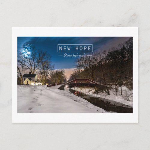 New Hope Pa Postcard