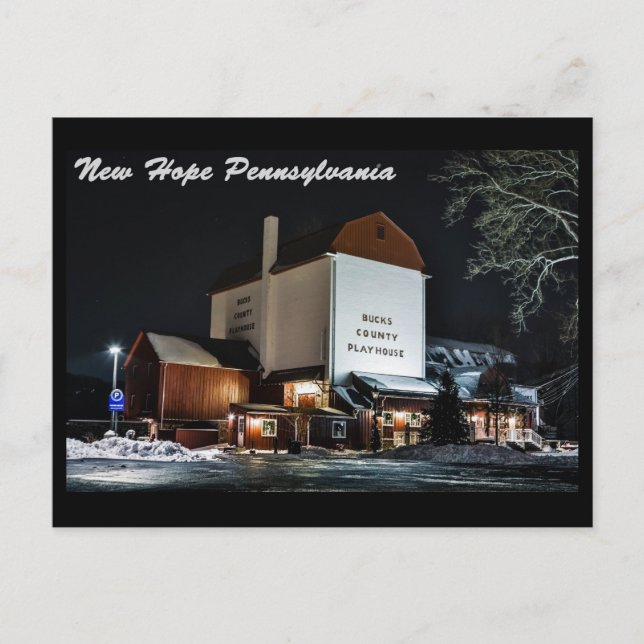 New Hope Pa. Postcard (Front)