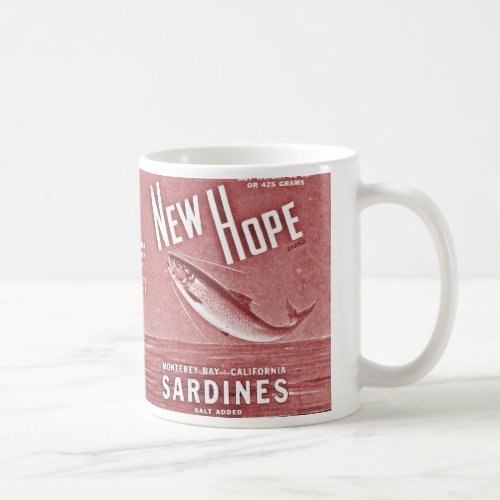 new hope sardines coffee mug