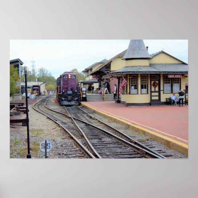 New Hope Train Station Poster (Front)