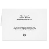 New Horizon Cards (Back Horizontal)