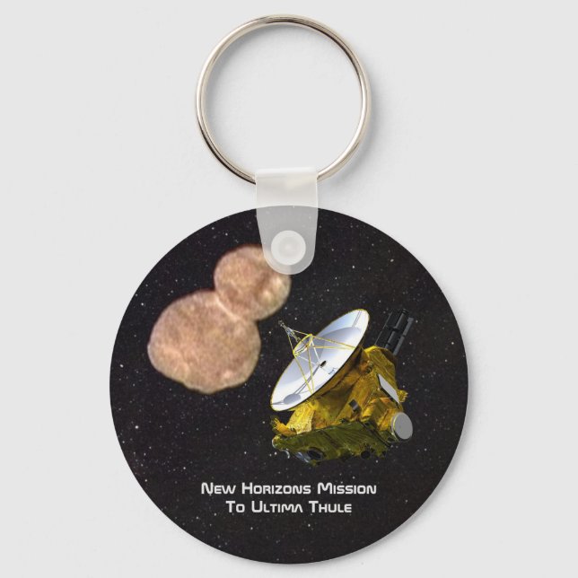 New Horizons Mission To Ultima Thule Keychain (Front)