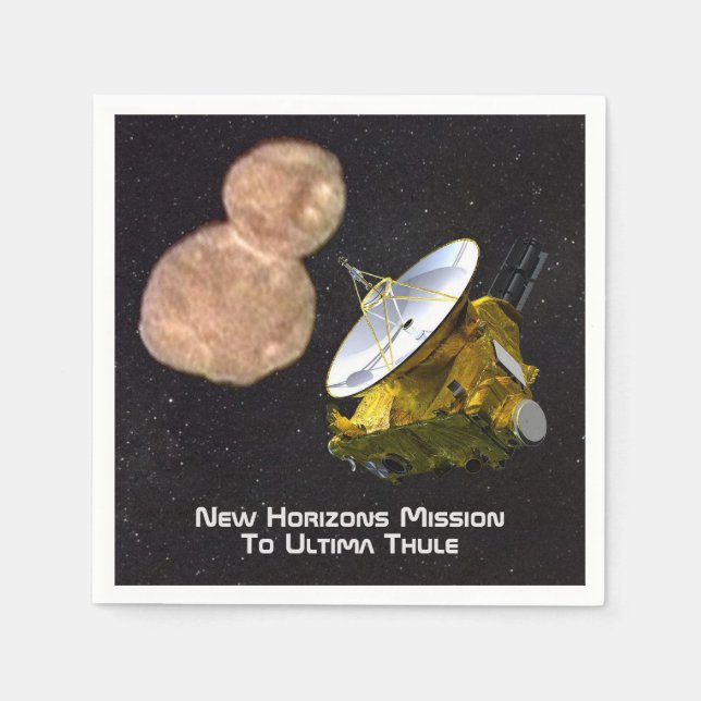 New Horizons Mission To Ultima Thule Napkins (Front)