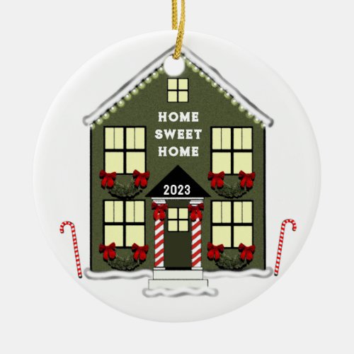 New House 2023 Ceramic Ornament