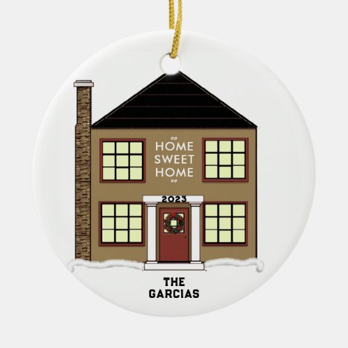 New House 2023 Collectible Ceramic Ornament