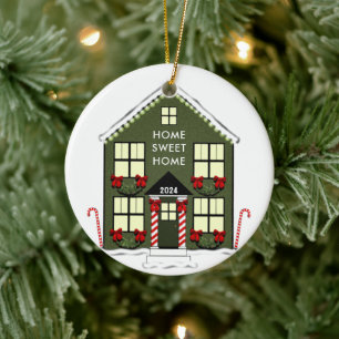 New House 2024 Ceramic Ornament