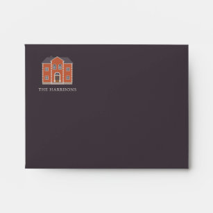 New House Change Of Address Personalized House Envelope