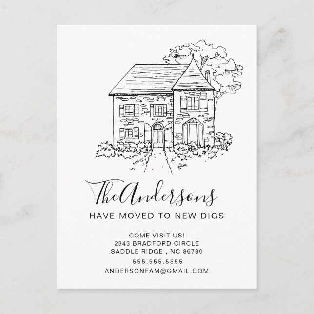 New House | Moving Announcement (Front)