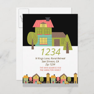 New House We Have Moved Home Announcement