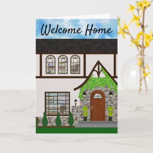 New House Welcome  Congratulations Card