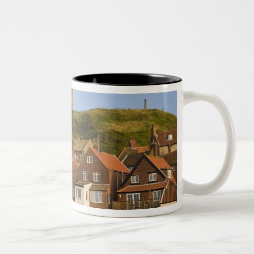 New housing and St Margarets church Whitby Two_Tone Coffee Mug