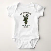 New Hunting Buddy, Pregnancy Announcement Baby Bodysuit