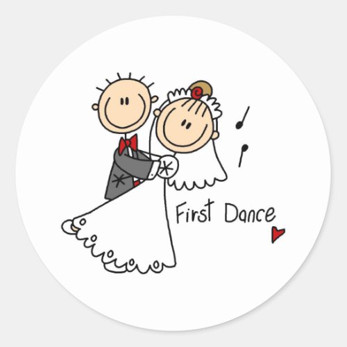 New Husband And Wifes First Dance Sticker