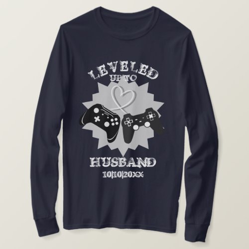 New Husband Funny Personalized Gamer T_Shirt